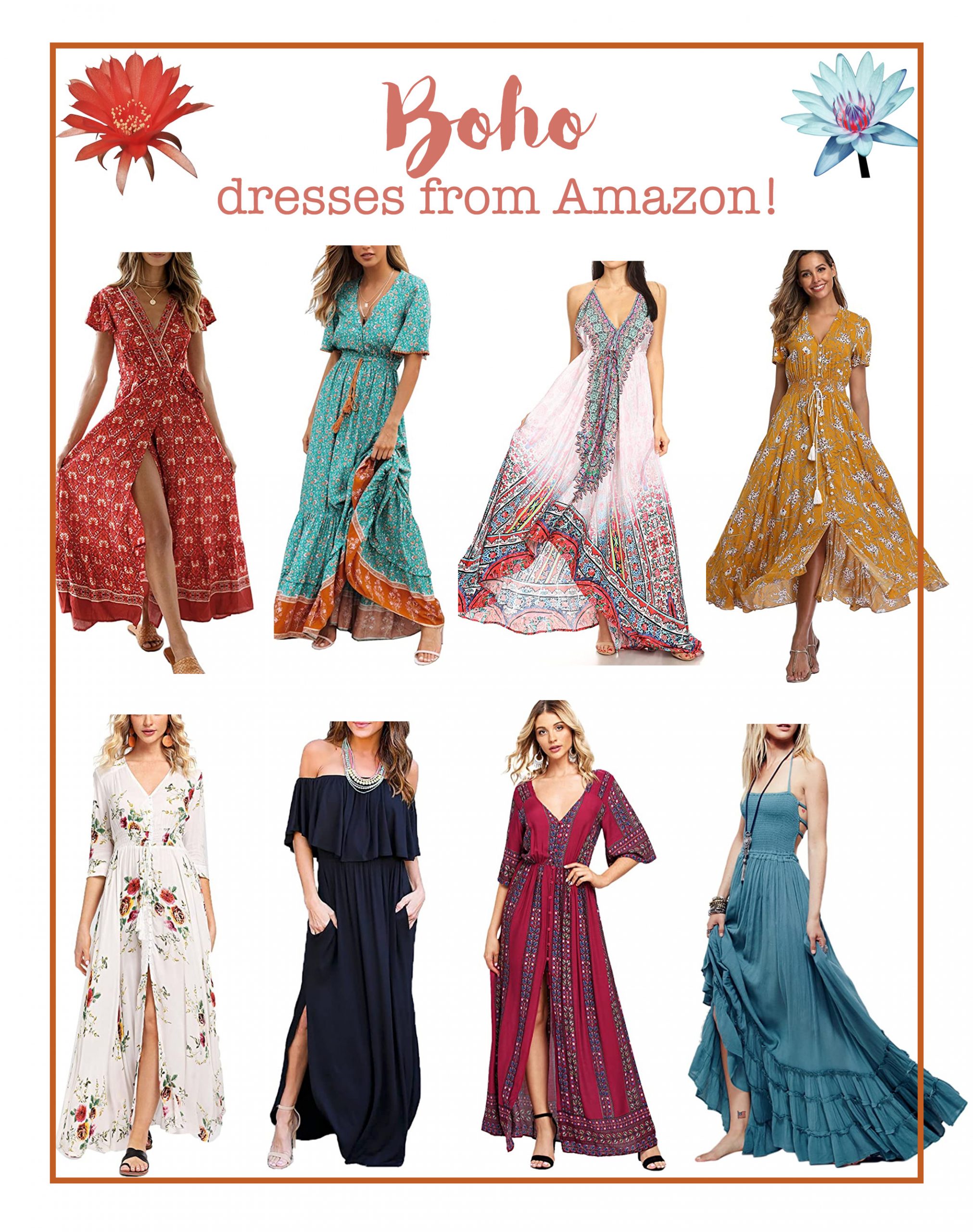 Boho Dresses From Amazon!