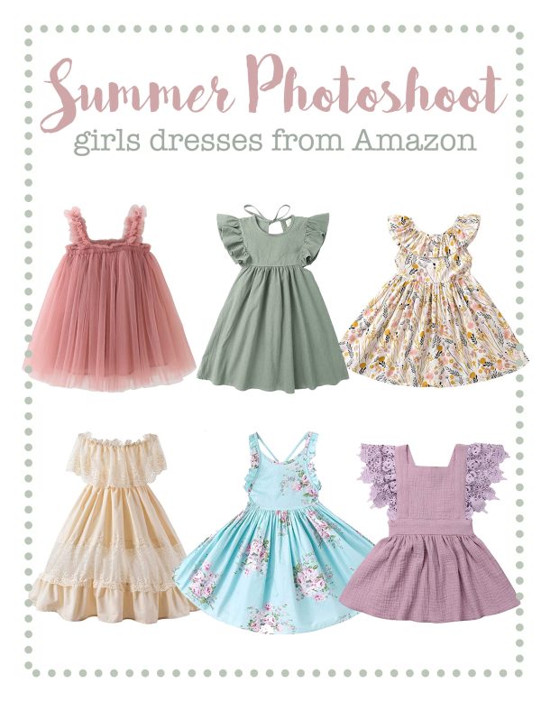 Summer Photoshoot Girls Dresses from Amazon